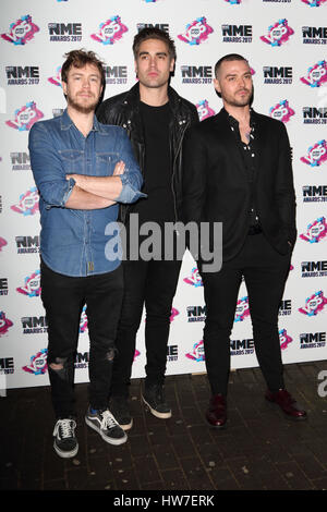 VO5 NME Awards 2017 A O2 Brixton Academy di Londra con: Busted dove: Londra, Regno Unito quando: 15 Feb 2017 Foto Stock