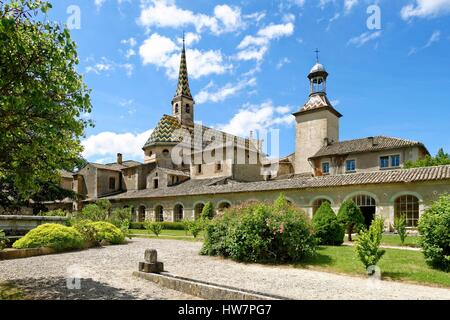 Francia, Gard, Saint Paulet de cassettone, Chartreuse de Valbonne (XIII secolo) monumento storico Foto Stock