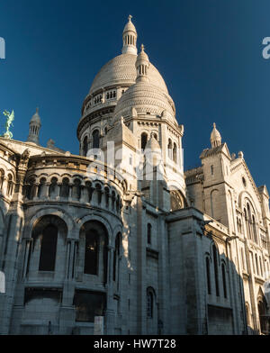 Parigi, Francia- Ottobre 4, 2016: basilica del Sacre Coeur. Foto Stock