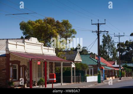 In Australia, in Sud Australia, Clare Valley, Farrell piana, vista città Foto Stock