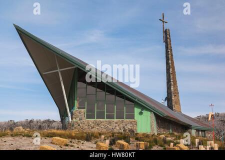 Australia, Nuovo Galles del Sud, Kosciuszko National Park, Thredbo, chiesa presso il Perisher ski area, estate Foto Stock