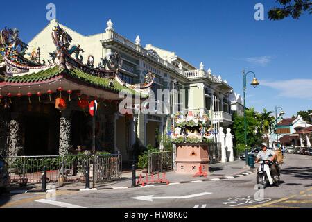 Malaysia, Penang, George Town, elencato come patrimonio mondiale dell'UNESCO, il quartiere storico Foto Stock