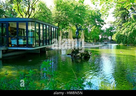 Francia, Vaucluse, Avignone, giardino del Rocher des Doms Foto Stock