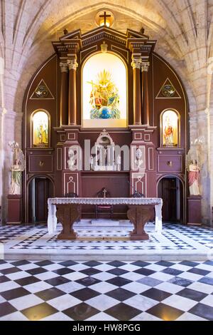 Cuba, Ciudad de la Habana Province, Avana Habana Vieja district elencati come patrimonio mondiale dall'UNESCO, la chiesa dell'Holly spirito (Iglesia del Espiritu Santo) costruito nel 1640 Foto Stock