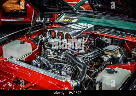 Mosca - Agosto 2016: Pontiac Firebird 1989 PRESENTATO A MIAS Moscow International Automobile Salon il 20 agosto 2016 a Mosca, in Russia. Foto Stock