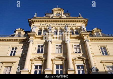 Il post office dai tempi imperiali di Austria nella città di Bad Ischl sono state imperatore Franz Josef usate per il soggiorno in estate su dicembre 14, 2014. Foto Stock