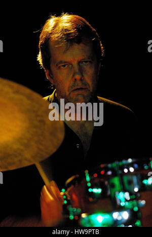 David Thorn, musicista ritratto, faccia, persone, artista, musica, David strappato (nato il 26 maggio 1953) è un compositore americano, chitarrista e produttore di musica. Foto Stock