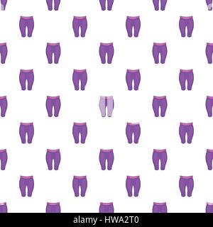 Donne sport pants pattern, stile cartoon Illustrazione Vettoriale