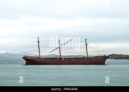 Relitto di Lady Elizabeth Stanley Isole Falkland 2016 Foto Stock