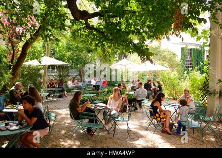 Francia, Parigi, Scheffer Renan Mansion, Vie Romantique museo nel quartiere Nouvelle-Athenes, terrazza Foto Stock