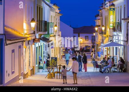 Portogallo Alentejo, provincia, Vila nova de Milfontes, riserva naturale di sud-est Alentejan e la Costa Vicentina Foto Stock