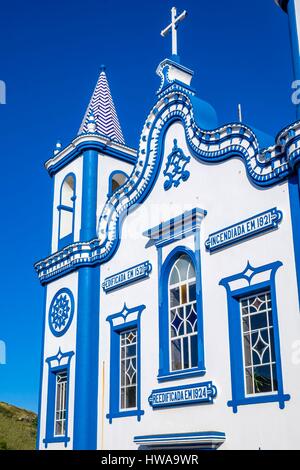 Il Portogallo, arcipelago delle Azzorre, l'isola di Terceira, Praia da Vitoria, XVI secolo Senhor Santo Cristo o da chiesa della Misericordia Foto Stock