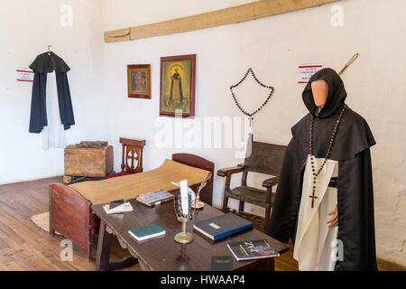 La Colombia, Boyaca reparto, attorno a Villa de Leyva, convento del Santo Ecce Homo, monaci di cella Foto Stock