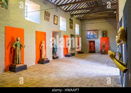 La Colombia, Boyaca reparto, attorno a Villa de Leyva, convento del Santo Ecce Homo, museo Foto Stock