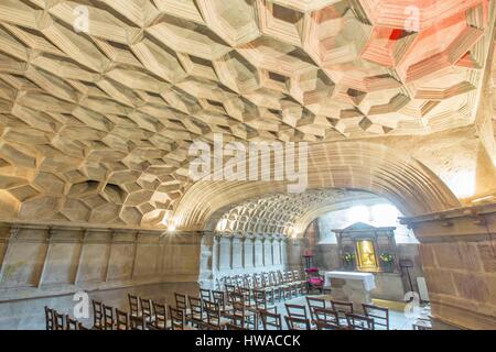 Francia, Aveyron, Rodez, la cattedrale di Notre Dame, 12th del XVI secolo, Saint Soulier o Saint Sacrement cappella Foto Stock