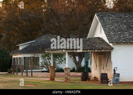 Stati Uniti, Georgia, pianure, Jimmy Carter National Historic Site, Jimmy Carter la fanciullezza Farm Foto Stock