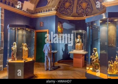 Francia, Cantal, Saint Farina, Haute Auvergne museum Foto Stock