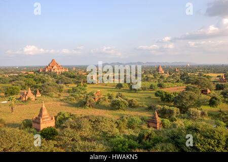 Myanmar Mandalay Stato, Bagan, pagode Foto Stock