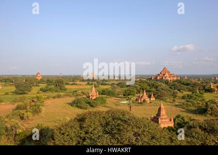 Myanmar Mandalay Stato, Bagan, pagode Foto Stock