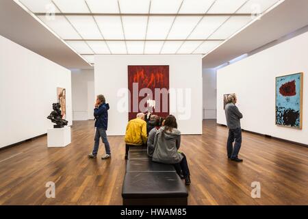 Germania, Baden-Wurttemburg, Baden-Baden, il Museo Frieder Burda, museo di arte moderna, gallery interior Foto Stock