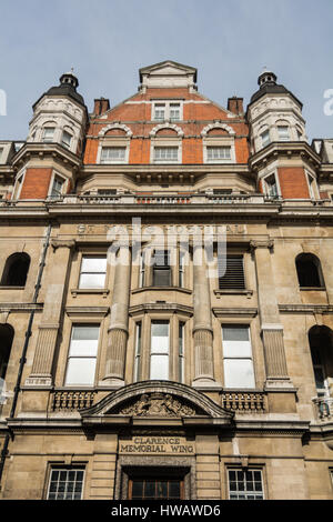 Clarence Memorial Wing, St Mary's Hospital, Londra, Inghilterra, Regno Unito Foto Stock