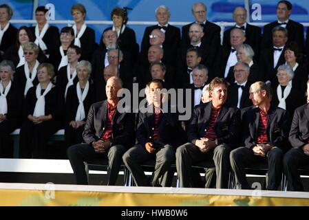 TOM LEHMAN & USA IL TEAM USA la RYDER CUP CAPTAIN THE K CLUB STRAFFAN COUNTY KILDARE IRLANDA 24 Settembre 2006 Foto Stock