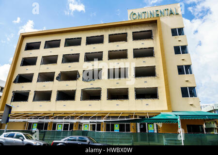 Miami Beach Florida, Collins Avenue, Hotel Continental, edificio con grovigliatura, in fase di ristrutturazione, FL170205015 Foto Stock