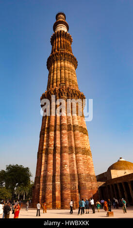 Qutb Minar Foto Stock