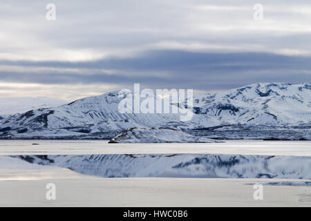 Inverno in Islanda Foto Stock