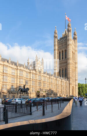 La Casa del Parlamento, il London, England, Regno Unito Foto Stock