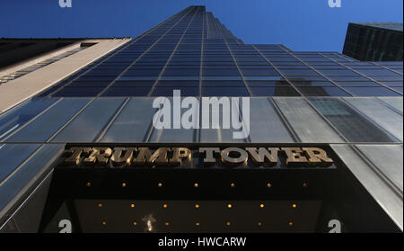 Trump Tower a New York STATI UNITI D'AMERICA. Foto Stock