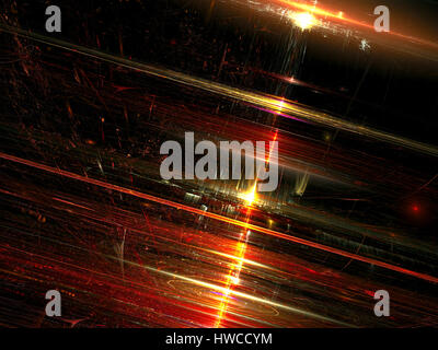 Lucida sfondo tech - abstract generati digitalmente immagine Foto Stock