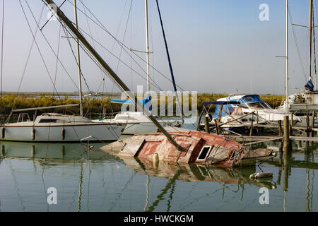 Il porto sloveno Foto Stock