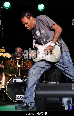 Eric Gales, (alias Raw Dawg) (nato il 29 ottobre 1974, Memphis Tennessee, hard rock, blues, heavy metal, musicista, autore, foto Kazimierz Jurewicz, Foto Stock