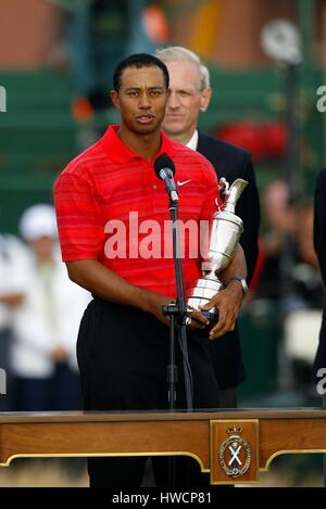 TIGER WOODS campione aperto 2006 ROYAL LIVERPOOL GOLF CLUB HOYLAKE 23 Luglio 2006 Foto Stock