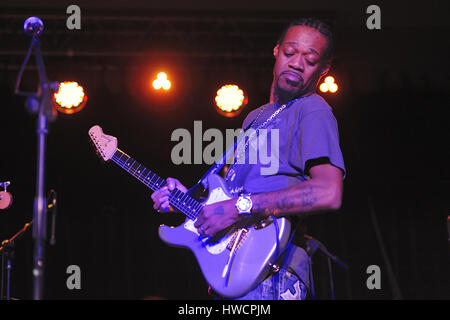 Eric Gales, (alias Raw Dawg) (nato il 29 ottobre 1974, Memphis Tennessee, hard rock, blues, heavy metal,musicista, cantautore,foto Kazimierz Jurewicz, Foto Stock