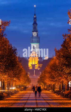 Jasna Gora Monastero a Czestochowa. Czestochowa, Slesia, Polonia. Foto Stock