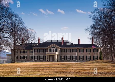 Stati Uniti, New Hampshire, Manchester, Hildene, ex casa di Robert Todd Lincoln, figlio del Presidente degli Stati Uniti Abraham Lincoln Foto Stock