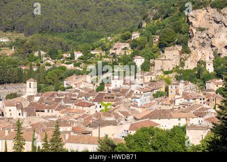 Francia, Var, Provence Verte, Cotignac Foto Stock