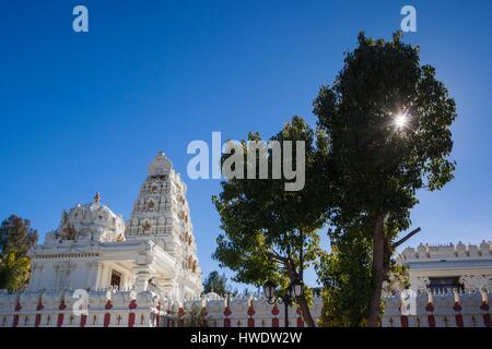 Stati Uniti, California, Los Angeles-zona, Calabasas, Malibu tempio indù Foto Stock