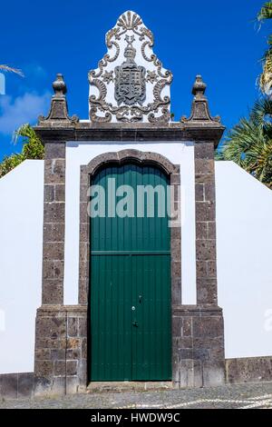 Il Portogallo, arcipelago delle Azzorre, isola Sao Miguel, Vila Franca do Campo Foto Stock