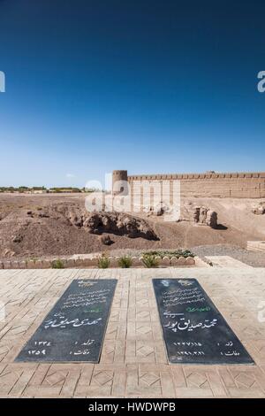 Iran Iran sudorientale, Rayen, Arg e Rayen, antica cittadella di adobe Foto Stock