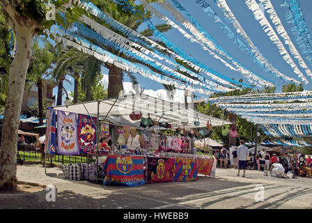 Mercato di Pollenca. Mallorca Foto Stock