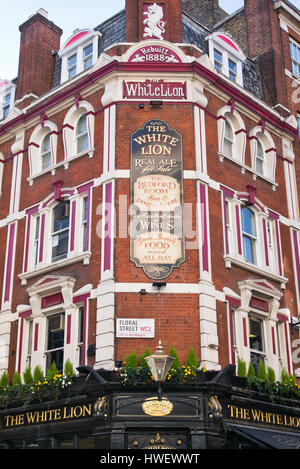 White Lion pub, Covent Garden di Londra, Regno Unito Foto Stock