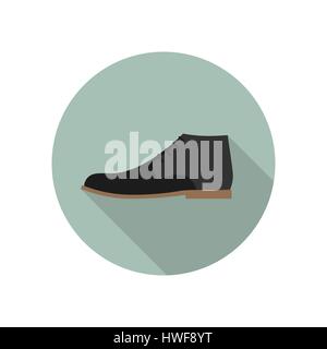 Icona piana di scarpa Illustrazione Vettoriale