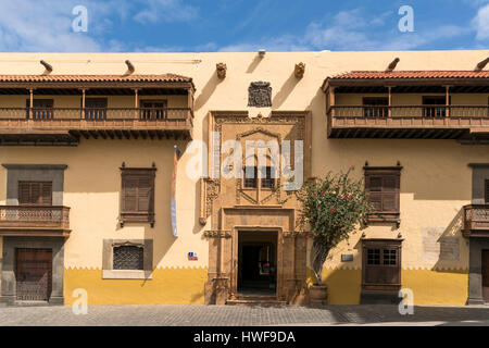 Im Kolumbus-Museum Kolonialbau Casa de Colon in der Hauptstadt Las Palmas de Gran Canaria, Insel Gran Canaria, Kanarische isole, Spanien | Columbus Foto Stock