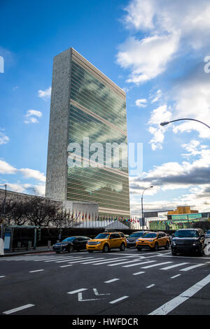 Sede centrale delle Nazioni Unite - New York, Stati Uniti d'America Foto Stock