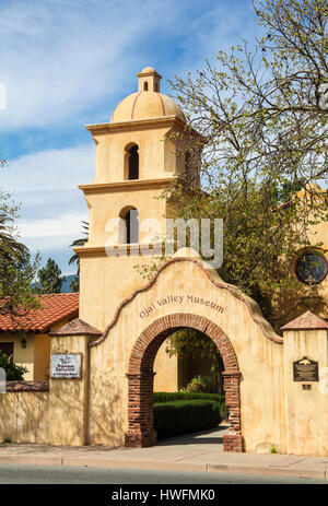 La Ojai Valley Museum in Ojai, California Foto Stock