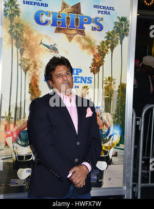 Los Angeles, Stati Uniti d'America. 20 Mar, 2017. Erik Estrada 061 arriva al chip Premiere al TCL Chinese Theatre di Los Angeles. Marzo 20, 2017. Credito: Tsuni/USA/Alamy Live News Foto Stock