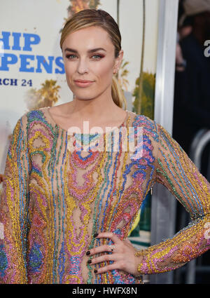 Los Angeles, Stati Uniti d'America. 20 Mar, 2017. Jessica McNamee 071 arriva al chip Premiere al TCL Chinese Theatre di Los Angeles. Marzo 20, 2017. Credito: Tsuni/USA/Alamy Live News Foto Stock